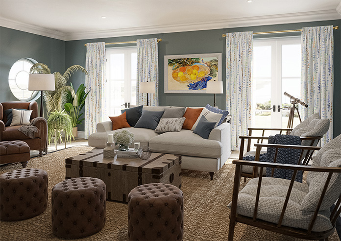 Santa Maria, Marine - Made to Measure Curtain - Image 8